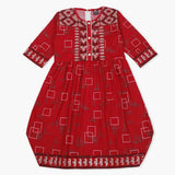 Girls Half Sleeves Suit - Red, Girls T-Shirts, Chase Value, Chase Value