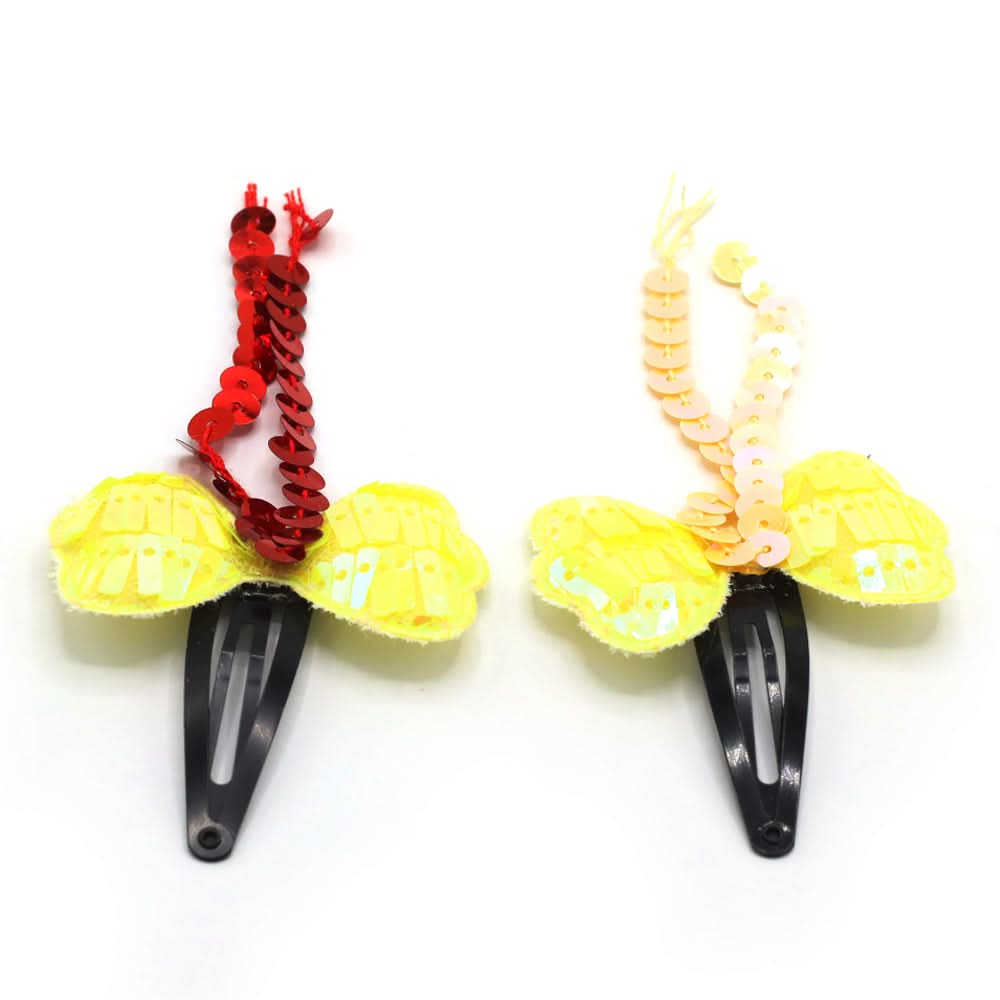 Girls Hair Pin - Yellow, Girls Hair Accessories, Chase Value, Chase Value
