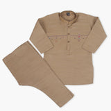 Boys Embroidered Shalwar Suit - Brown, Boys Shalwar Kameez, Chase Value, Chase Value