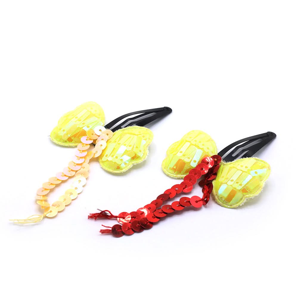 Girls Hair Pin - Yellow, Girls Hair Accessories, Chase Value, Chase Value