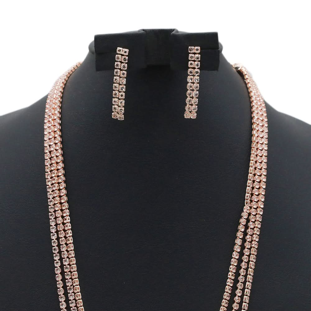 Women's Short Mala Set - Copper, Women Jewellery Set, Chase Value, Chase Value