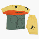 Boys Half Sleeves Short Suit - Yellow, Boys Sets & Suits, Chase Value, Chase Value