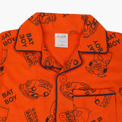 Newborn Boys Half Sleeves Suit - Orange, Newborn Boys Sets & Suits, Chase Value, Chase Value