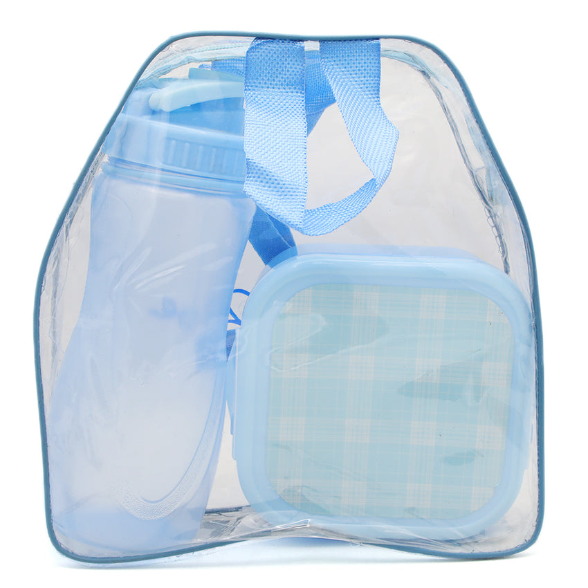 Water Bottle With Lunch Box - Blue, Tiffin Boxes & Bottles, Chase Value, Chase Value