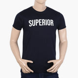 Men's Half Sleeves T-Shirt - Navy Blue, Men's T-Shirts & Polos, Chase Value, Chase Value