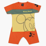 Boys Half Sleeves Short Suit - Orange, Boys Sets & Suits, Chase Value, Chase Value