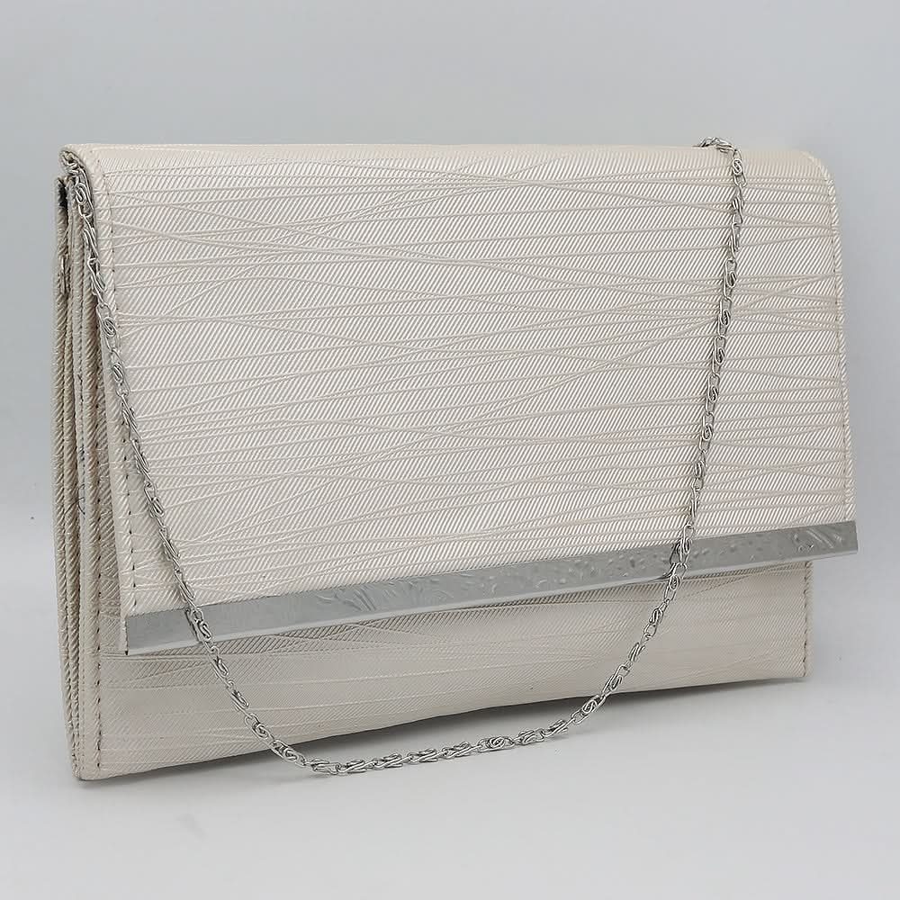 Women's Clutch Kam-336 - Off White, Women, Clutches, Chase Value, Chase Value