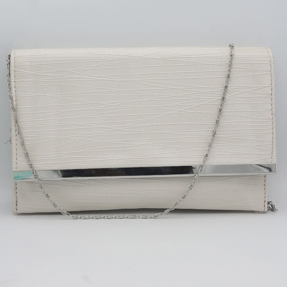 Women's Clutch Kam-336 - Off White, Women, Clutches, Chase Value, Chase Value