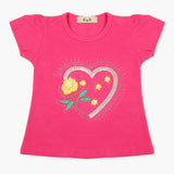Girls T-Shirt - Dark Pink, Girls T-Shirts, Chase Value, Chase Value