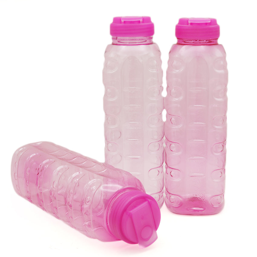Water Bottle Pack of 3 - Pink, Home & Lifestyle, Glassware & Drinkware, Chase Value, Chase Value