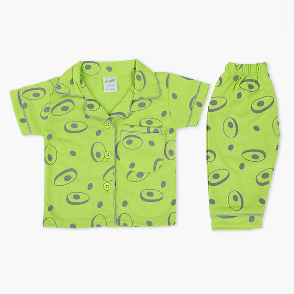Newborn Girls Half Sleeves Suit - Green, Newborn Girls Sets & Suits, Chase Value, Chase Value