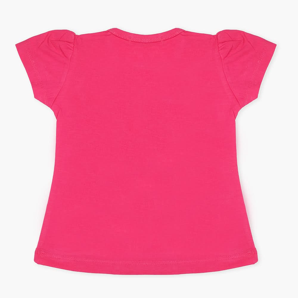 Girls T-Shirt - Dark Pink, Girls T-Shirts, Chase Value, Chase Value