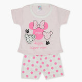 Newborn Girls Half Sleeves Suit - Pink, Newborn Girls Sets & Suits, Chase Value, Chase Value