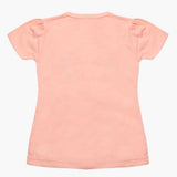 Girls Half Sleeves T-Shirt - Baby Pink, Girls T-Shirts, Chase Value, Chase Value