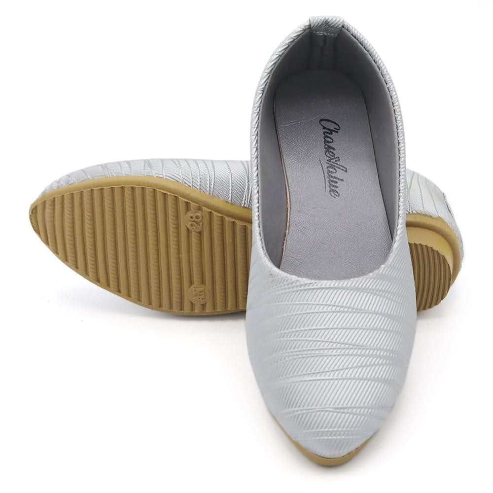 Girls Pumps - Grey, Girls Pump, Chase Value, Chase Value