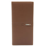Men's Cheque Book Wallet - Dark Brown, Men, Wallets, Chase Value, Chase Value