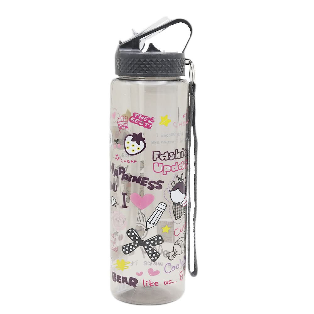 Travel Water Bottle 600 ml - Black, Home & Lifestyle, Glassware & Drinkware, Chase Value, Chase Value