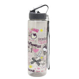 Travel Water Bottle 600 ml - Black, Home & Lifestyle, Glassware & Drinkware, Chase Value, Chase Value