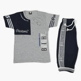 Boys Half Sleeves Suit - Navy Blue, Boys Sets & Suits, Chase Value, Chase Value