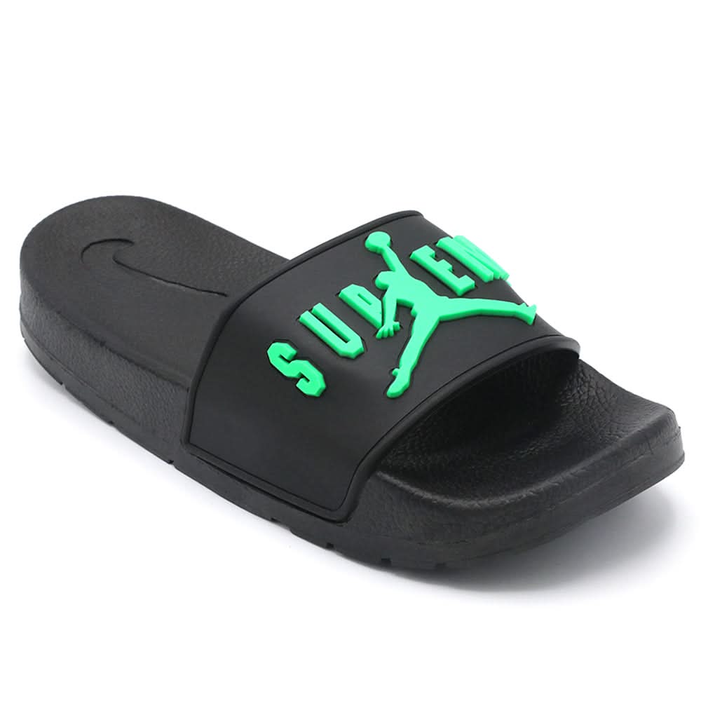 Men's Slider - Green, Men's Slippers, Chase Value, Chase Value