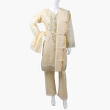 Women's Fancy 3Pcs Suit - Skin, Women Shalwar Suits, Chase Value, Chase Value