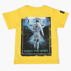 Eminent Boys Half Sleeves T-Shirt - Yellow, Boys T-Shirts, Eminent, Chase Value