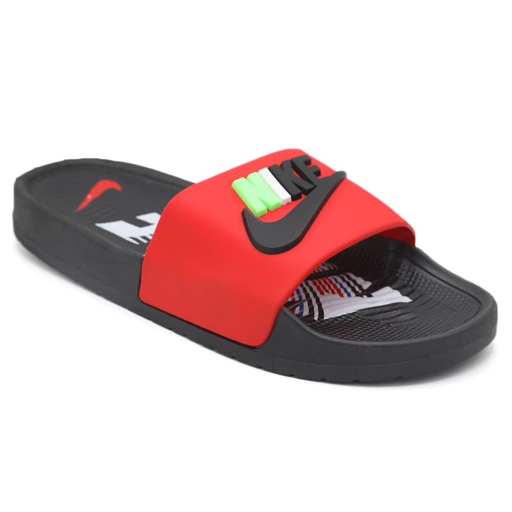 Men's Slider - Red, Men's Slippers, Chase Value, Chase Value