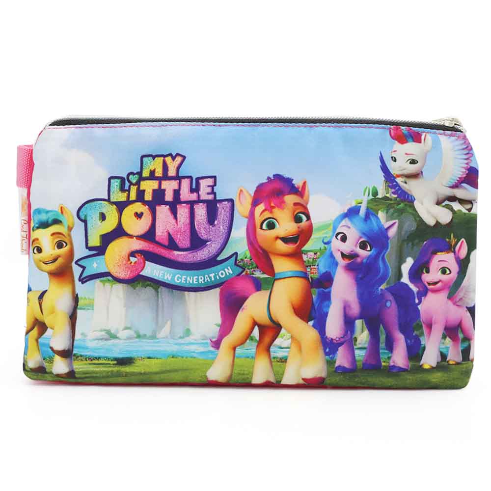 Pencil Pouch Two Zipper - Pink, Pencil Boxes & Stationery Sets, Chase Value, Chase Value