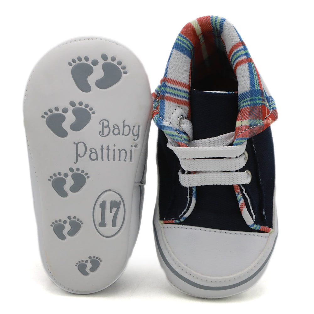 Newborn Boys Booties Shoes - Navy Blue, Newborn Caps, Shoes & Socks, Chase Value, Chase Value