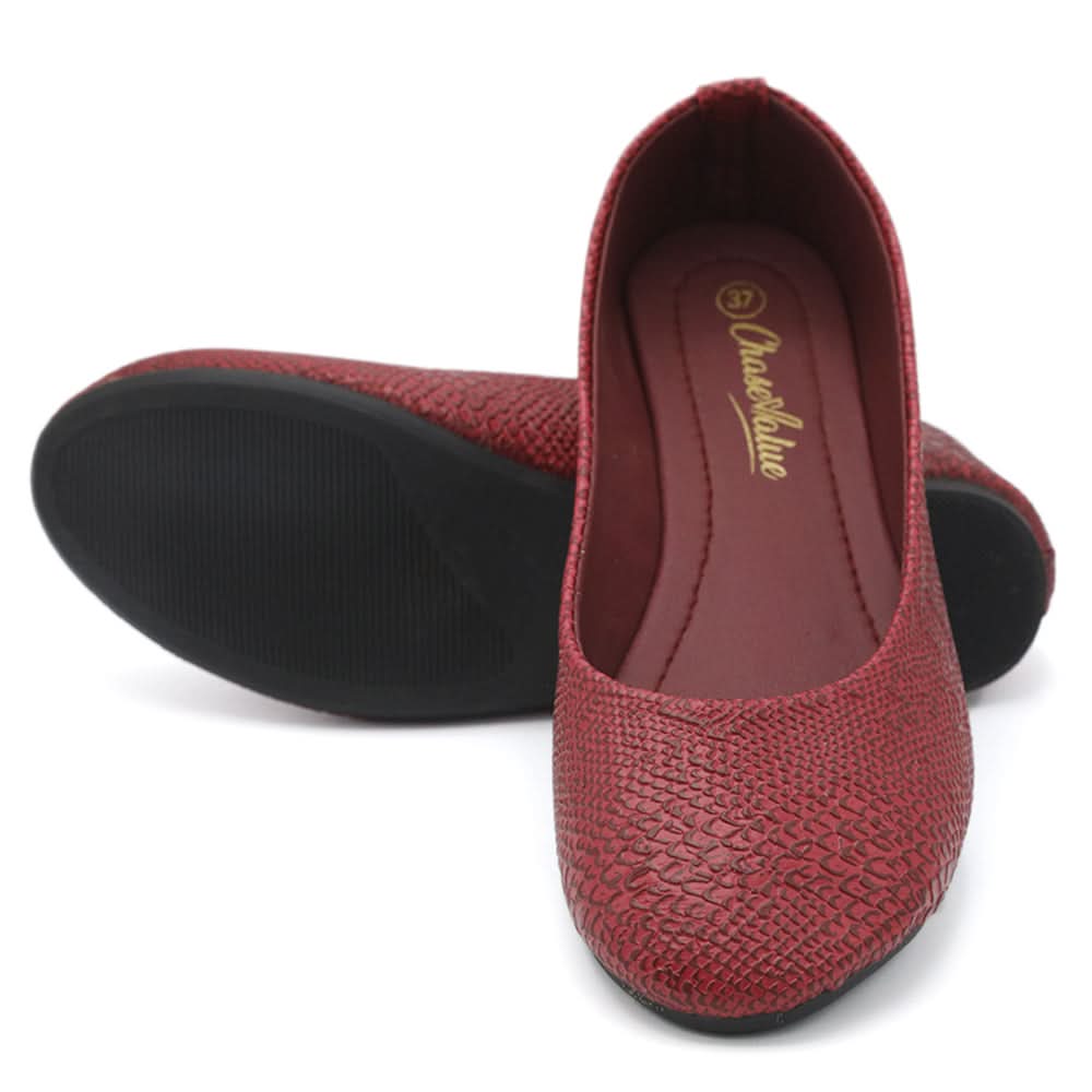 Women's Pumps - Maroon, Women Pumps, Chase Value, Chase Value