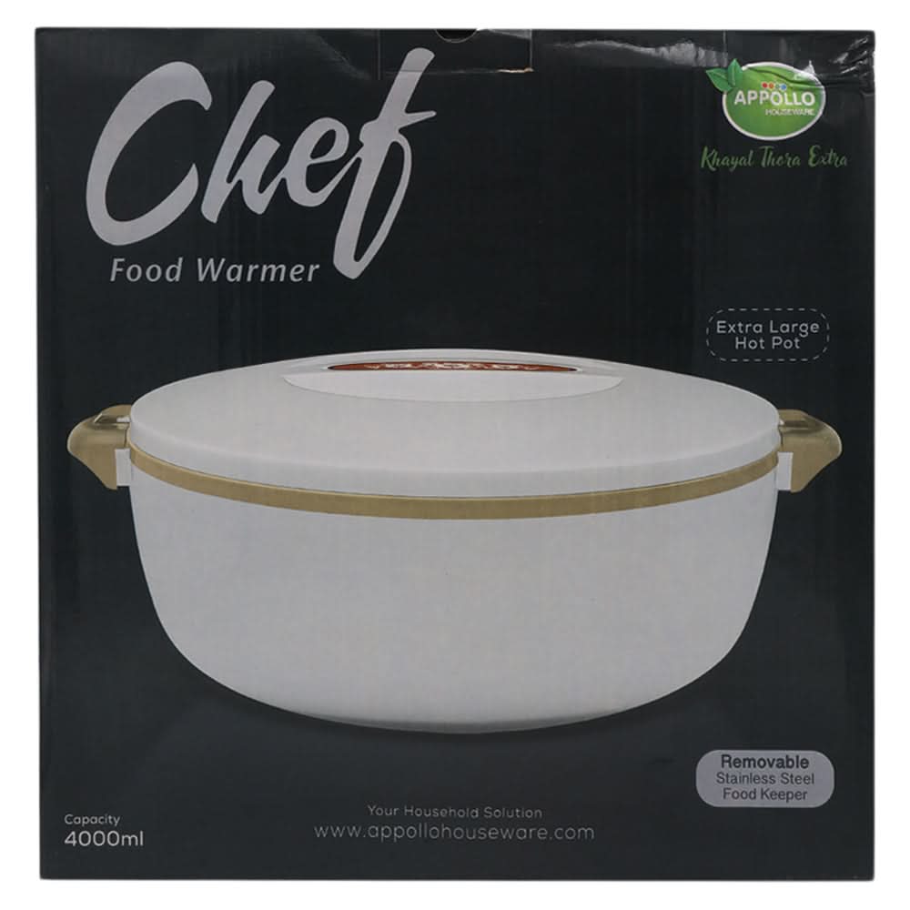 Chef Hotpot 2000ml - Off White, Storage Boxes, Chase Value, Chase Value