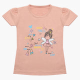 Girls Half Sleeves T-Shirt - T-Pink, Girls T-Shirts, Chase Value, Chase Value