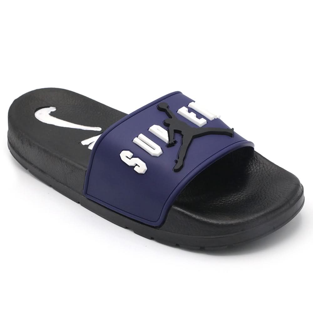 Men's Slider - Navy Blue, Men's Slippers, Chase Value, Chase Value