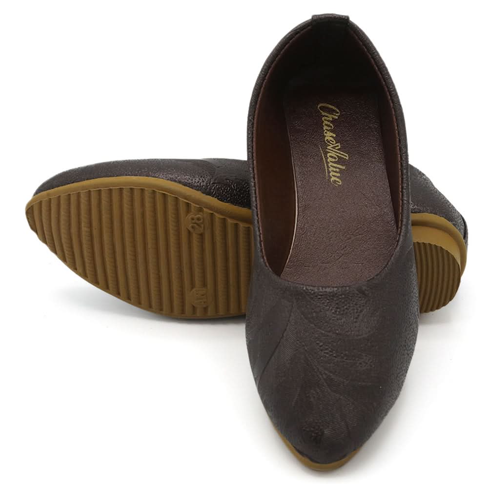 Girls Pumps - Brown, Girls Pump, Chase Value, Chase Value