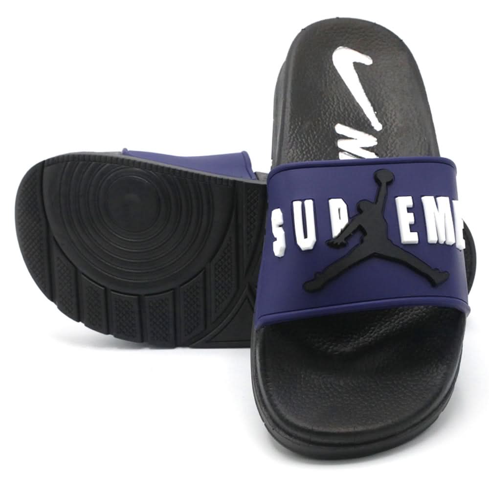 Men's Slider - Navy Blue, Men's Slippers, Chase Value, Chase Value