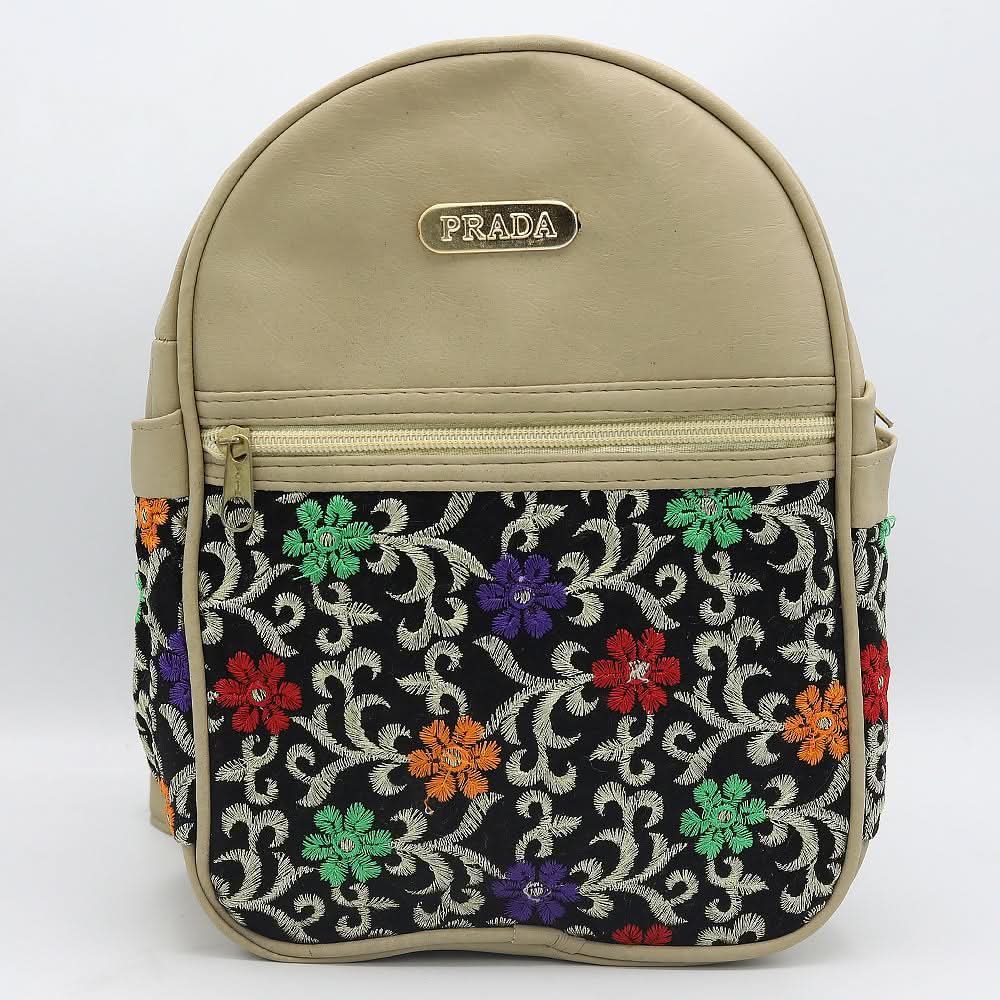 Girls Bagpack ZH 231 - Beige, Kids, Kids Bags, Chase Value, Chase Value