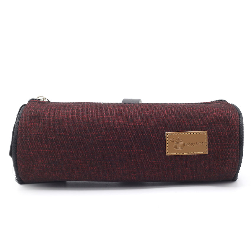 Pencil Pouch - Maroon, Pencil Boxes & Stationery Sets, Chase Value, Chase Value