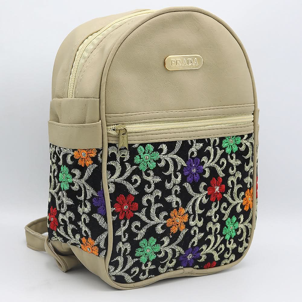 Girls Bagpack ZH 231 - Beige, Kids, Kids Bags, Chase Value, Chase Value