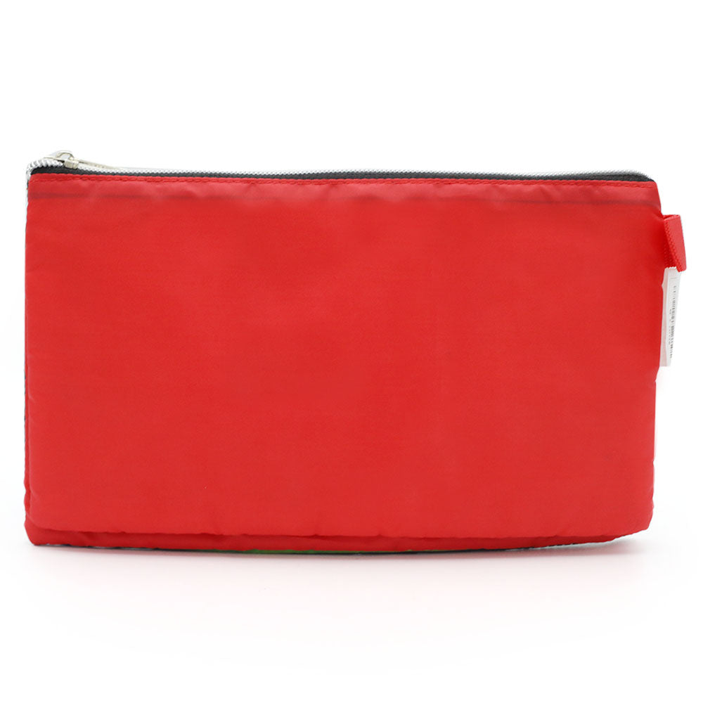 Pencil Pouch Two Zipper - Red, Pencil Boxes & Stationery Sets, Chase Value, Chase Value