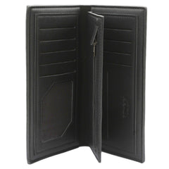 Men's Cheque Book Wallet - Black, Men, Wallets, Chase Value, Chase Value