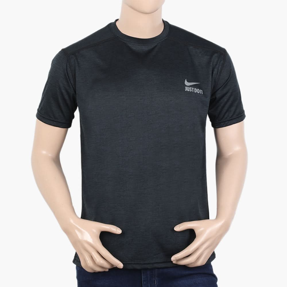 Men's Half Sleeves T-Shirt - Dark Green, Men's T-Shirts & Polos, Chase Value, Chase Value