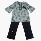 Girls Half Sleeves Suit - Navy Blue, Girls T-Shirts, Chase Value, Chase Value