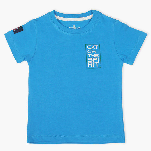 Eminent Boys Half Sleeves T-Shirt - Blue, Boys T-Shirts, Eminent, Chase Value