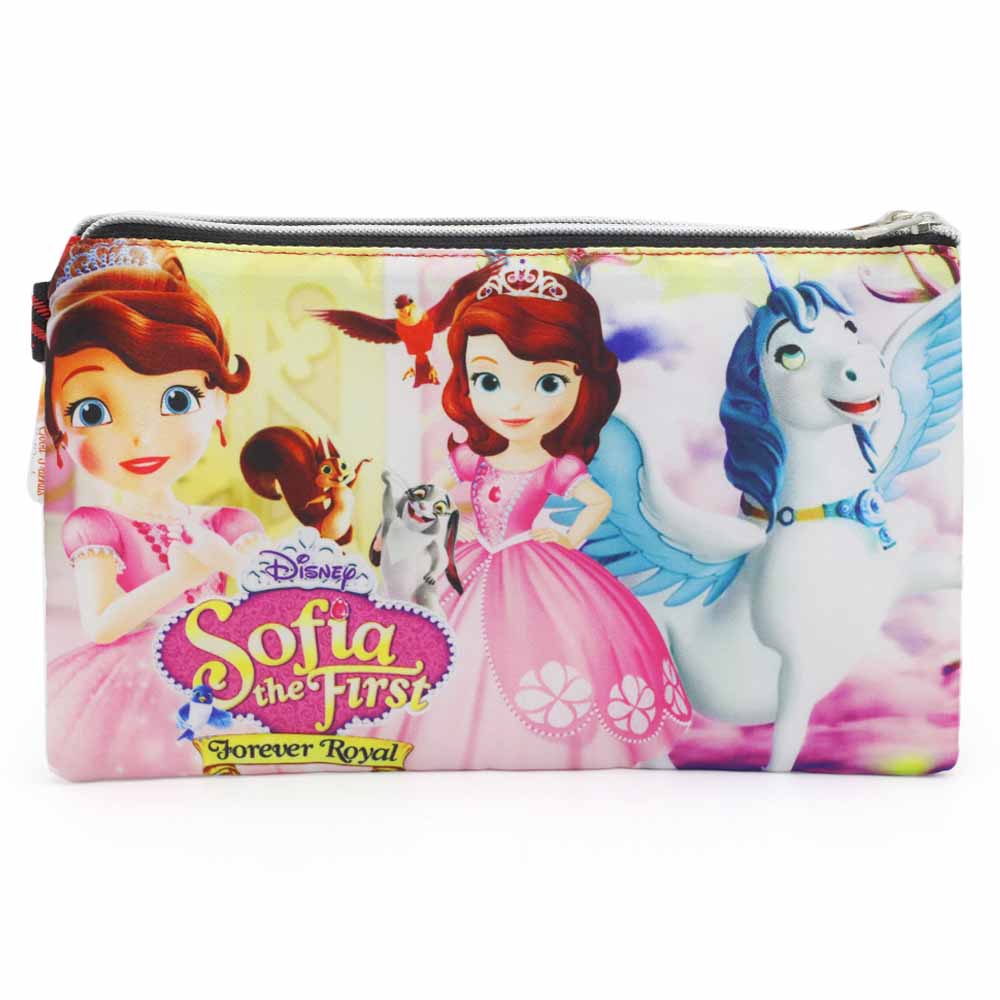 Pencil Pouch Two Zipper - Red, Pencil Boxes & Stationery Sets, Chase Value, Chase Value