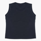 Girls Sando T-Shirt - Navy Blue, Girls T-Shirts, Chase Value, Chase Value