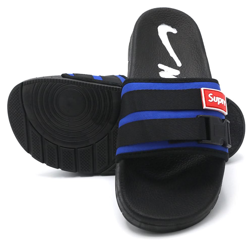 Men's Slider - Blue, Men's Slippers, Chase Value, Chase Value