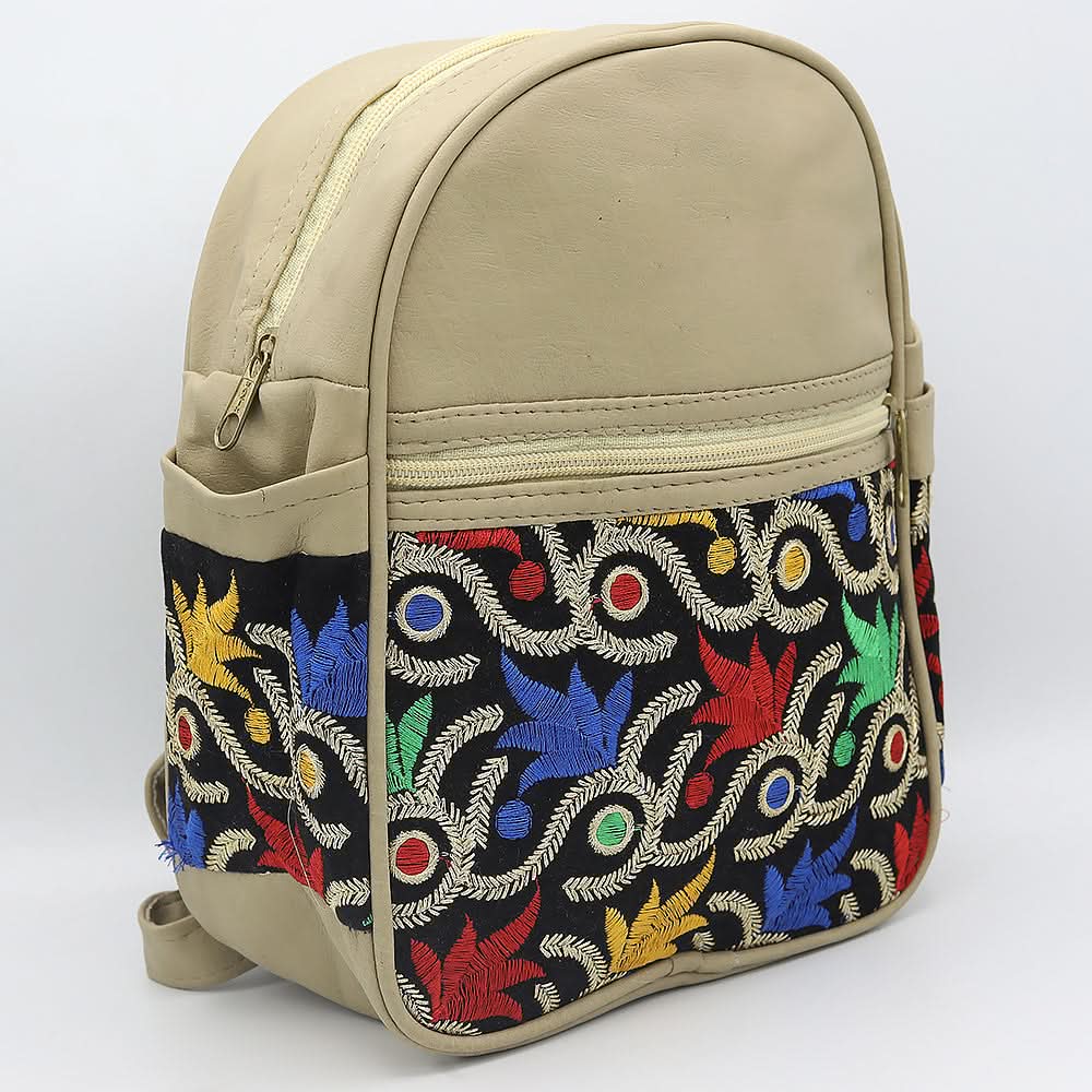 Girls Bagpack ZH 231 - Beige, Kids, Kids Bags, Chase Value, Chase Value