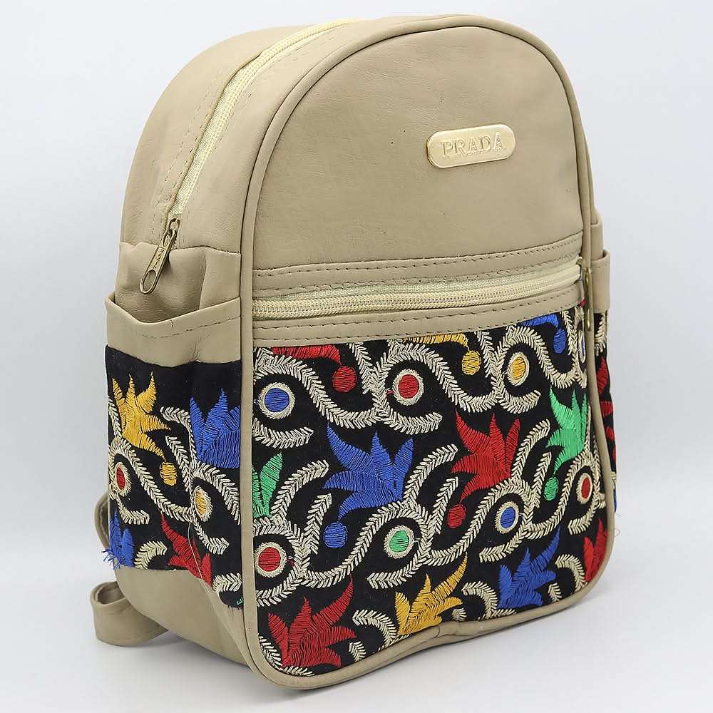 Girls Bagpack ZH 231 - Beige, Kids, Kids Bags, Chase Value, Chase Value