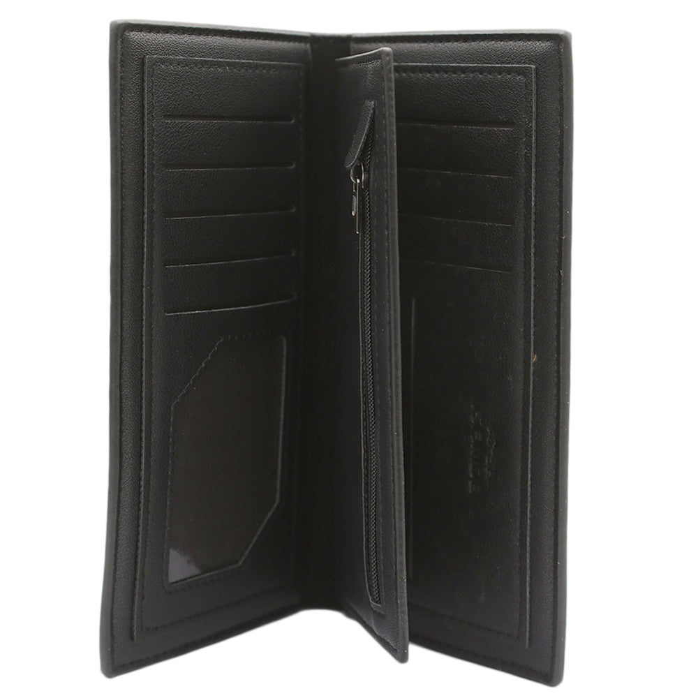 Men's Cheque Book Wallet - Black, Men, Wallets, Chase Value, Chase Value