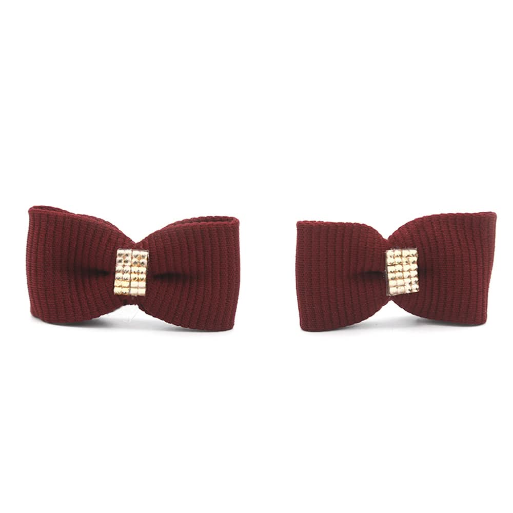Girls Hair Pin - Maroon, Girls Hair Accessories, Chase Value, Chase Value